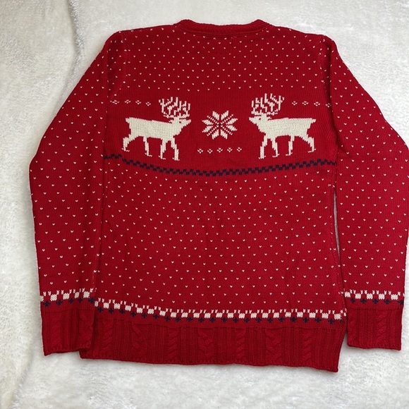 V28 Merry Christmas Sweater with Reindeer Size Small - Picture 8 of 9